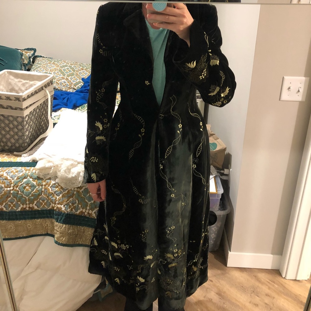 Velvet vintage Jacket made in England